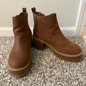 MIA Brown Ankle Boots
